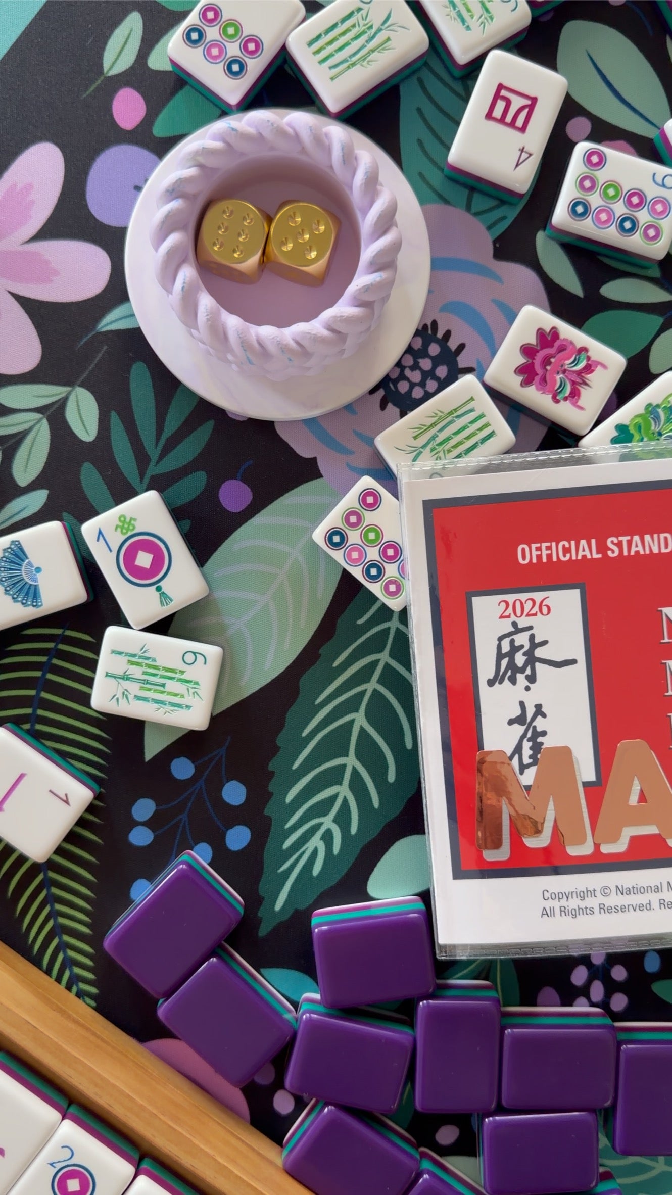 PERSONALIZED MAHJONG CARD HOLDER – Color & Pour