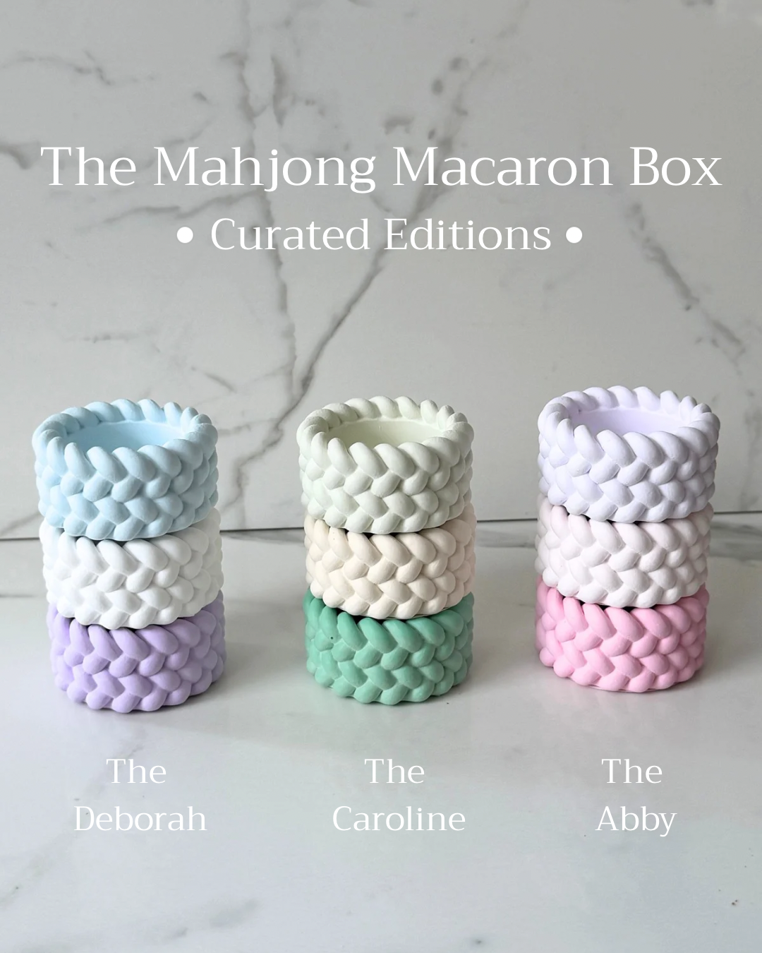 Curated Mahjong Macaron Boxes