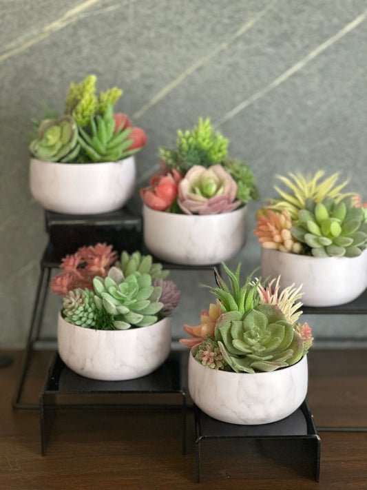 THE MINI MARBLE PLANTER